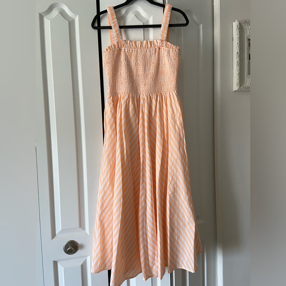 ❄️SOLD❄️English Factory striped maxi dress - Picture 1 of 7